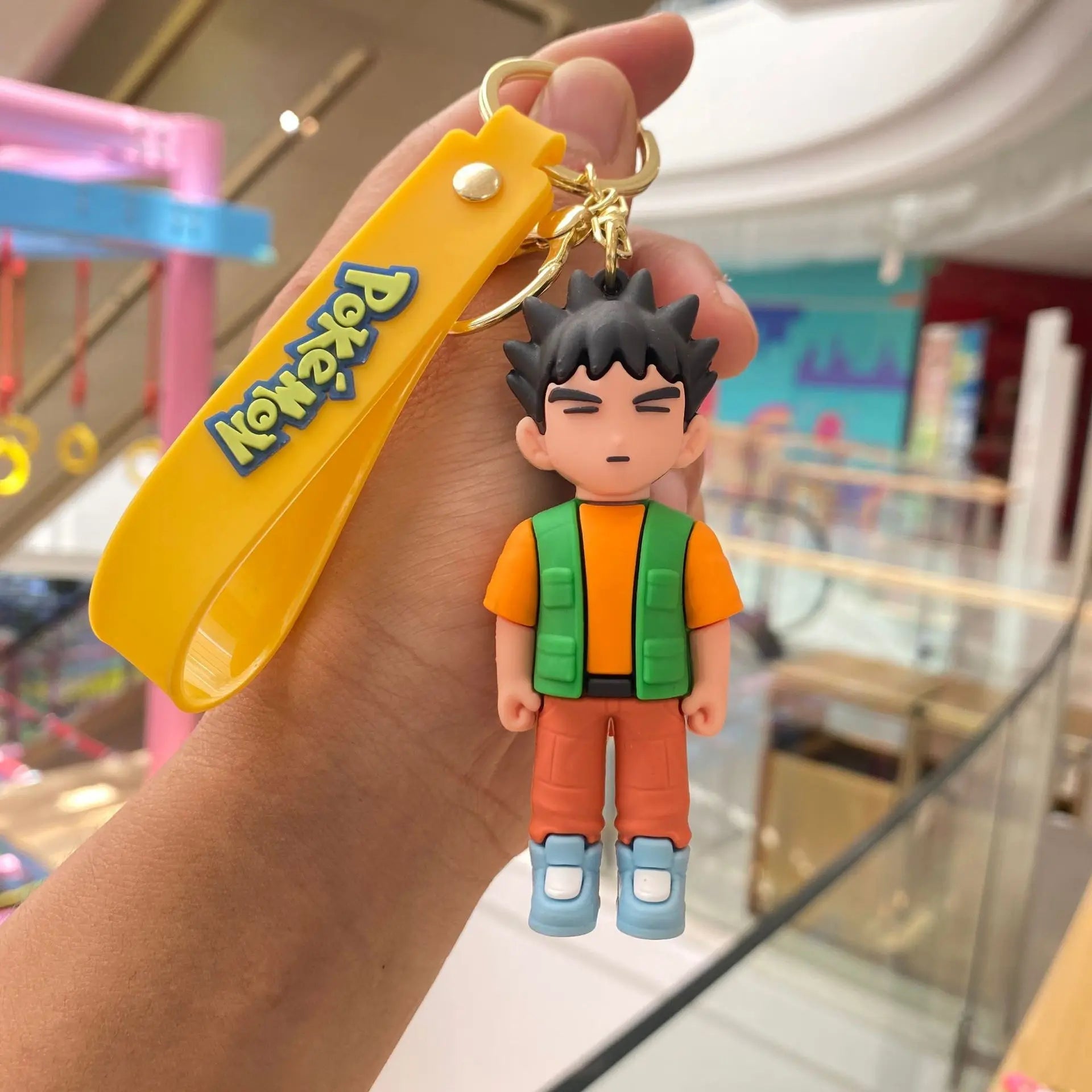 Pokemon 'Brock' Keyring PVC Keychain