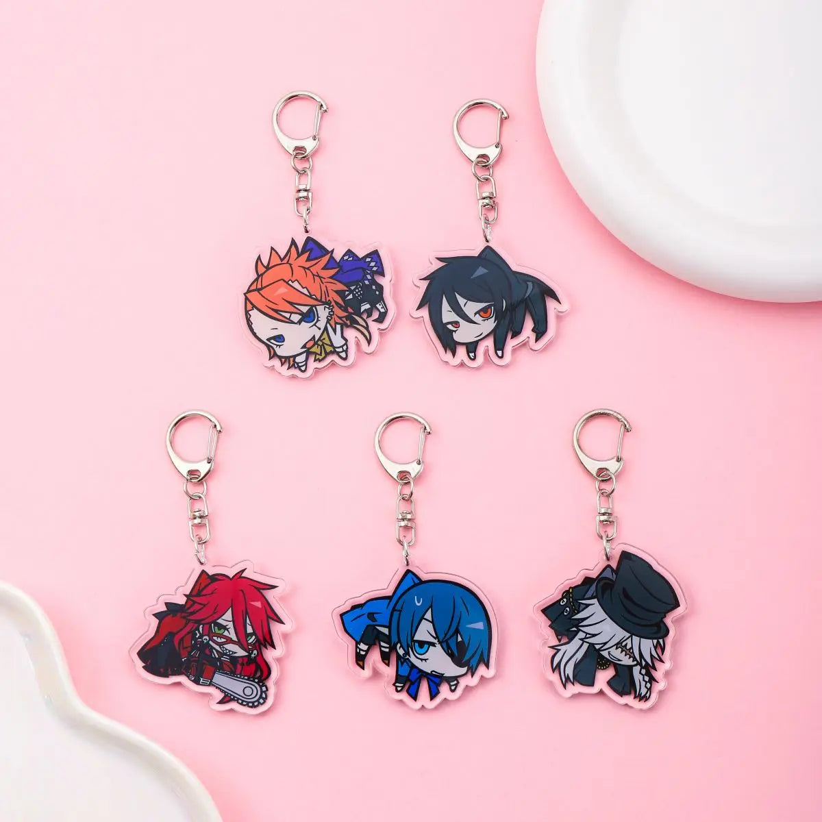 Black Butler 'Joker Chibi' Resin Keyring Keychain