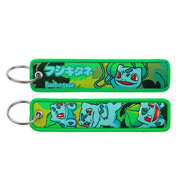 Pokemon 'Kawaii Bulbasaur' Embroidered Keyring Keychain