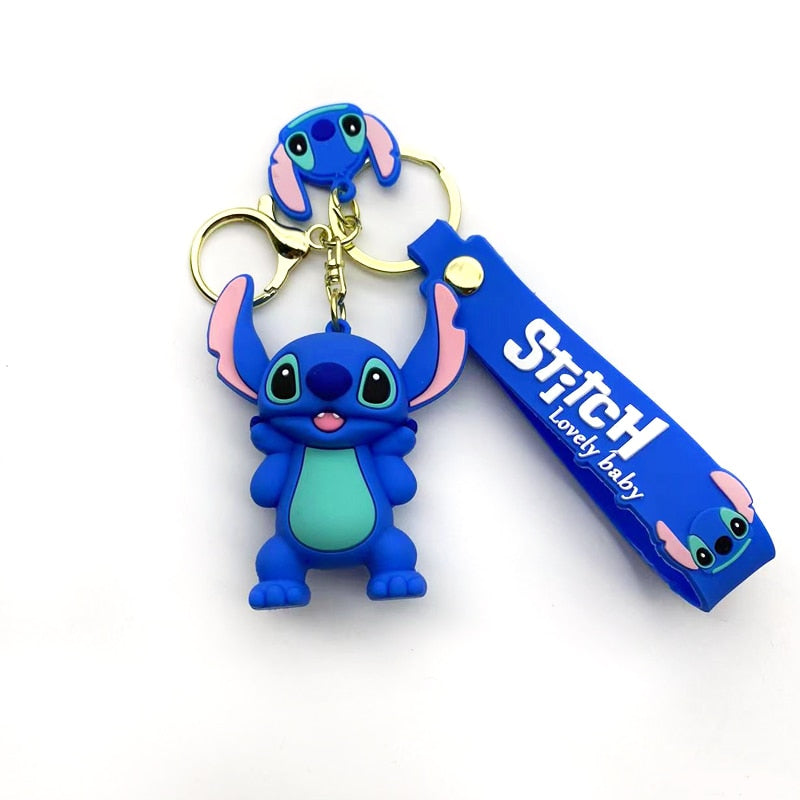 Lilo & Stitch 'Stitch | Blue Sticking Tounge Out' Keyring Silicone Keychain