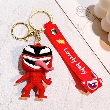 Venom Series 'Red Suit' PVC Keyring Keychain