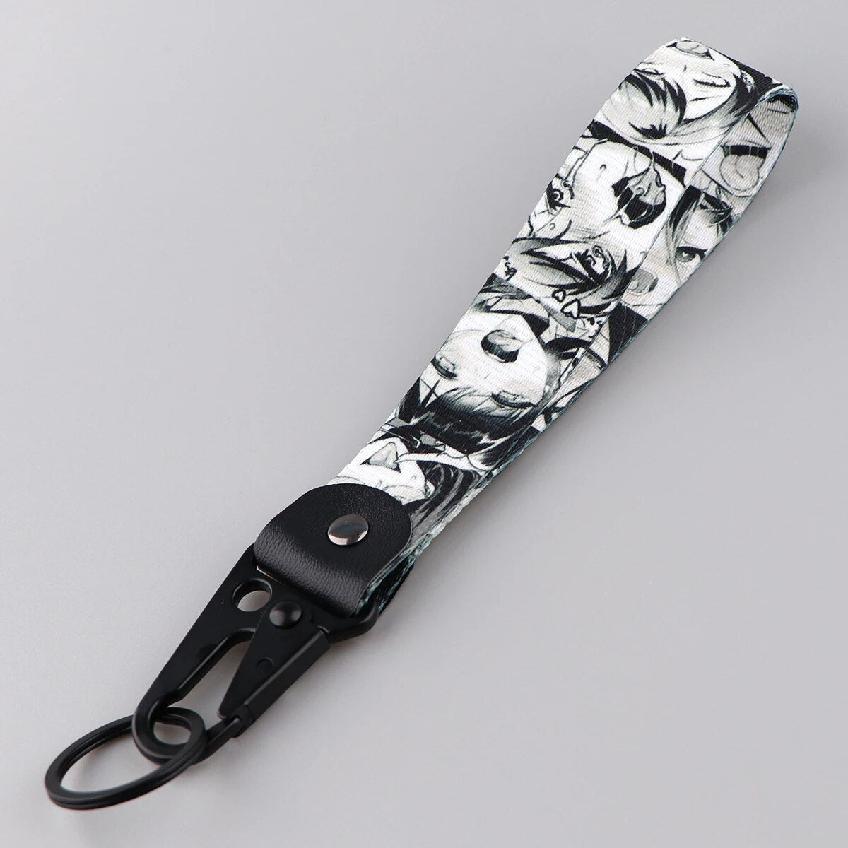 Junji Ito 'Tomie' Wrist Lanyard Keychain with Keyring Clip