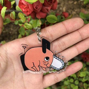 Chainsaw Man 'Pochita Ver. 4' Keyring Plastic Keychain