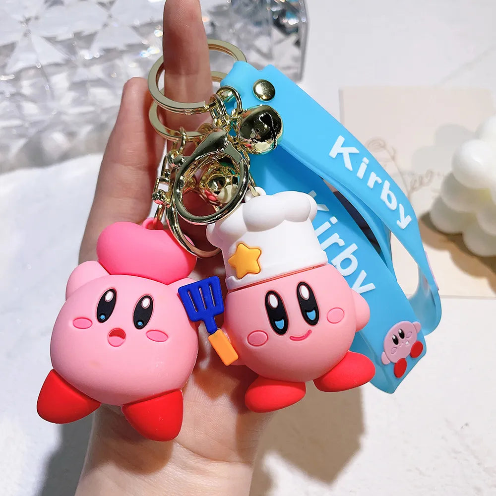 Kirby 'Chef' Keyring SIlicone Keychain