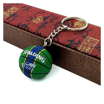 Basketball 'Spalding | Utah Jazz' Keyring Rubber Keychain