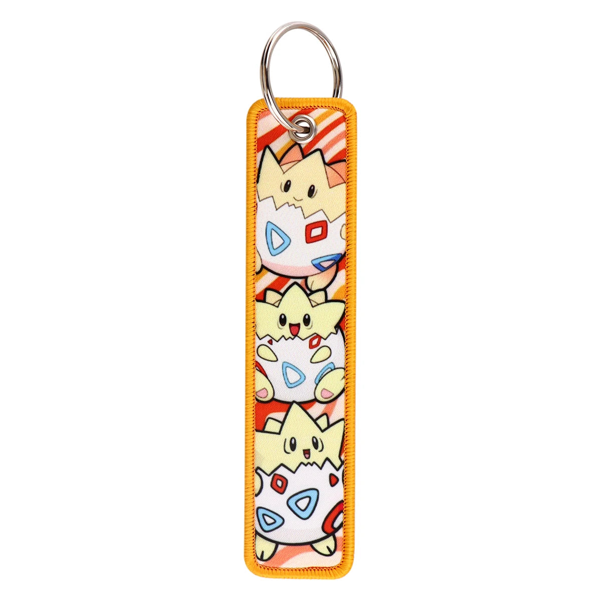 Pokemon 'Togepi' Embroidered Metal Keychain