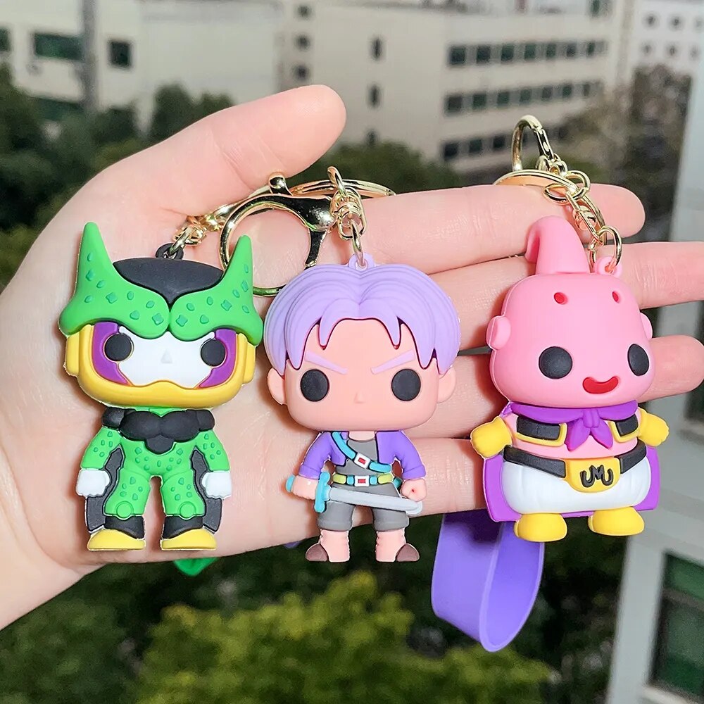 Dragon Ball Z 'Cell' Keyring Silicone Keychain