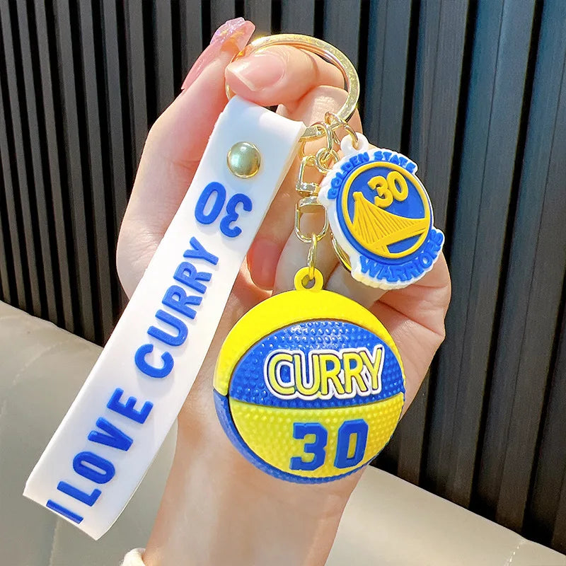 Basketball 'Golden State Warriors | Curry 30' Keyring Silicone Keychain