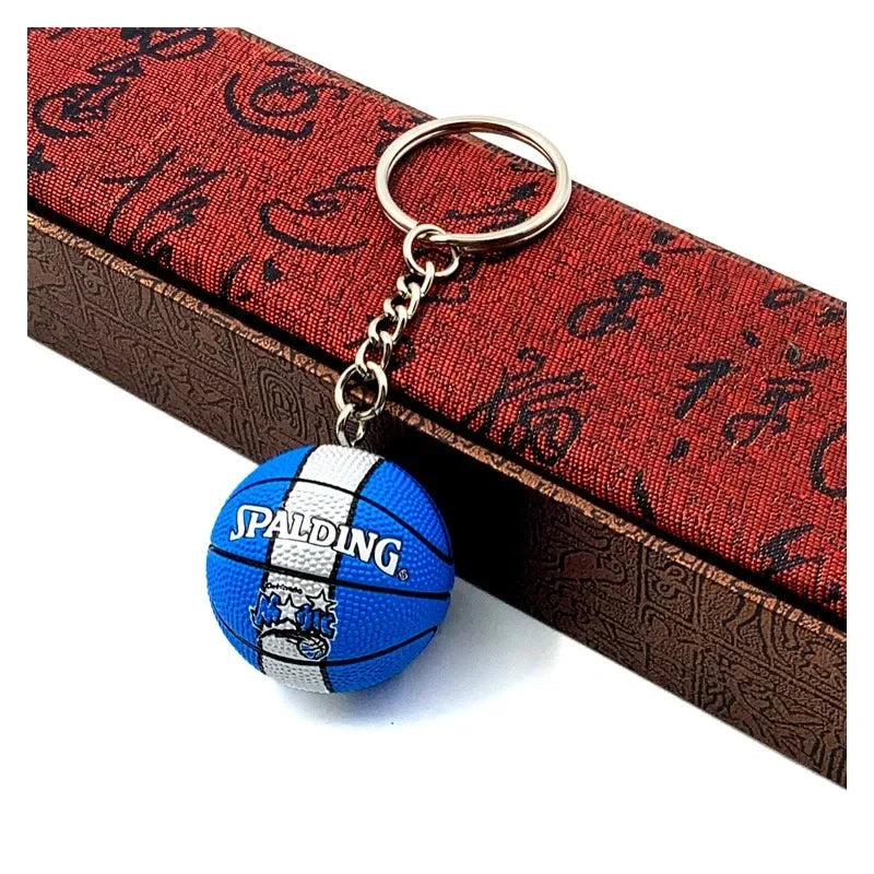 Basketball 'Spalding | Orlando Magic' Keyring Rubber Keychain