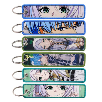 Frieren: Beyond Journey's End 'Himmel and Frieren Set of 3' Embroidered Keyring Keychain