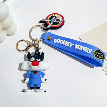 Looney Tunes 'Sylvester' Keyring Silicone Keychain