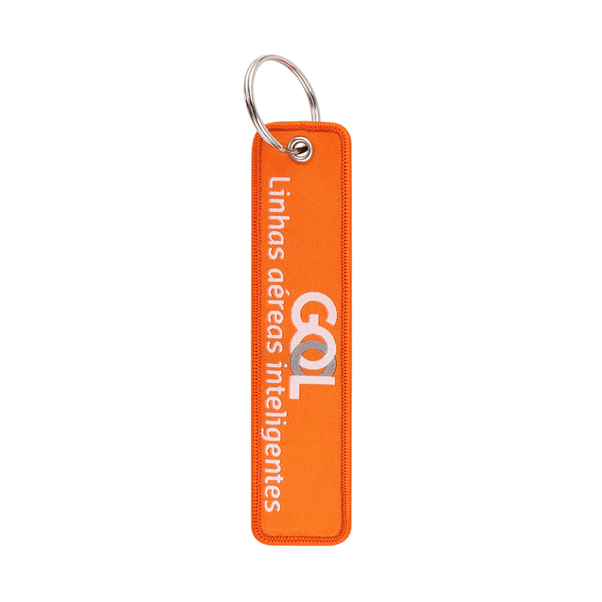 Airline Tag 'Gol Linhas Aéreas Inteligentes' Embroidered Keyring Keychain