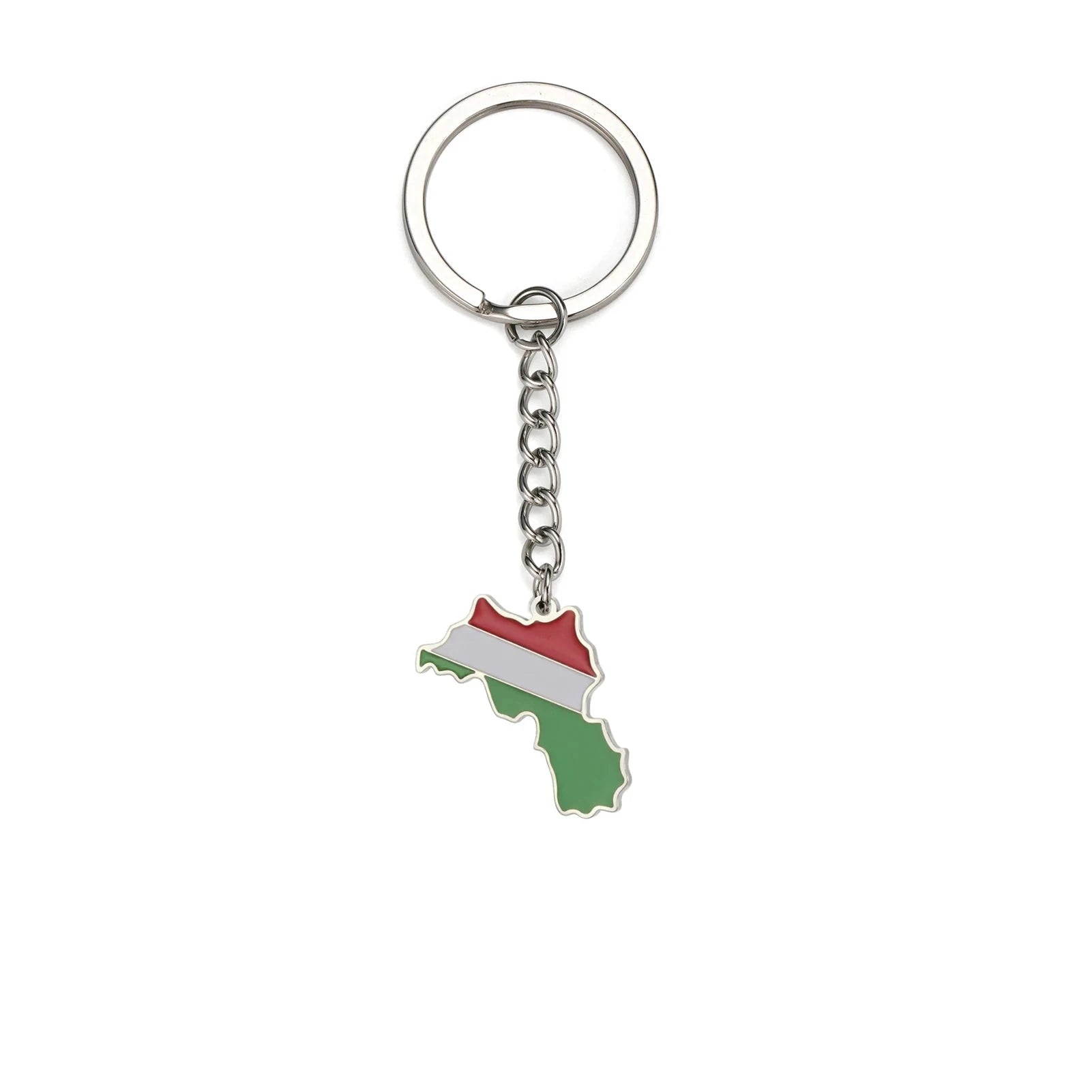 Flag Map 'Kurdistan' Keyring Metal Keychain