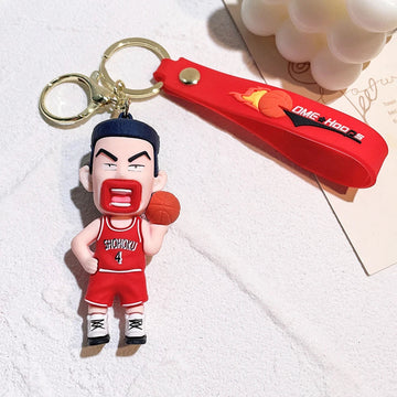 Slam Dunk ‘Takenori Akagi Chibi' Silicone Keyring Keychain