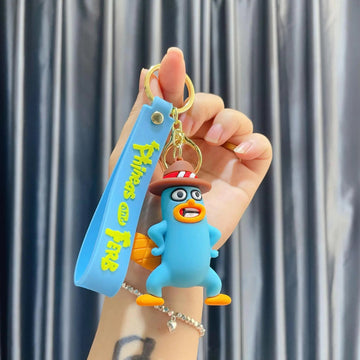 Phineas and Ferb 'Perry the Platypus' Keyring PVC Keychain