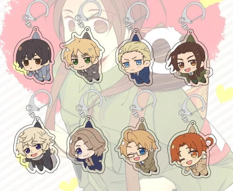 Hetalia Axis Powers 'UK' Keyring Resin Keychain