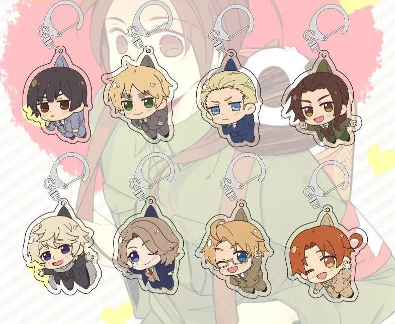 Hetalia Axis Powers 'Russia' Keyring Resin Keychain