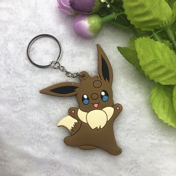 Pokemon 'Eevee' Keyring PVC Keychain