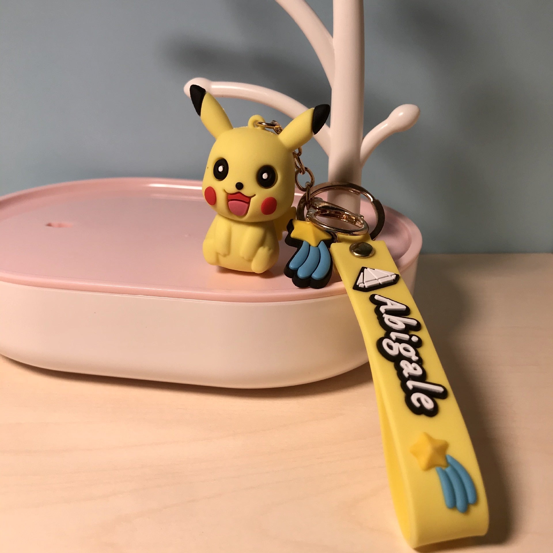 Pokemon 'Pikachu' Keyring PVC Keychain
