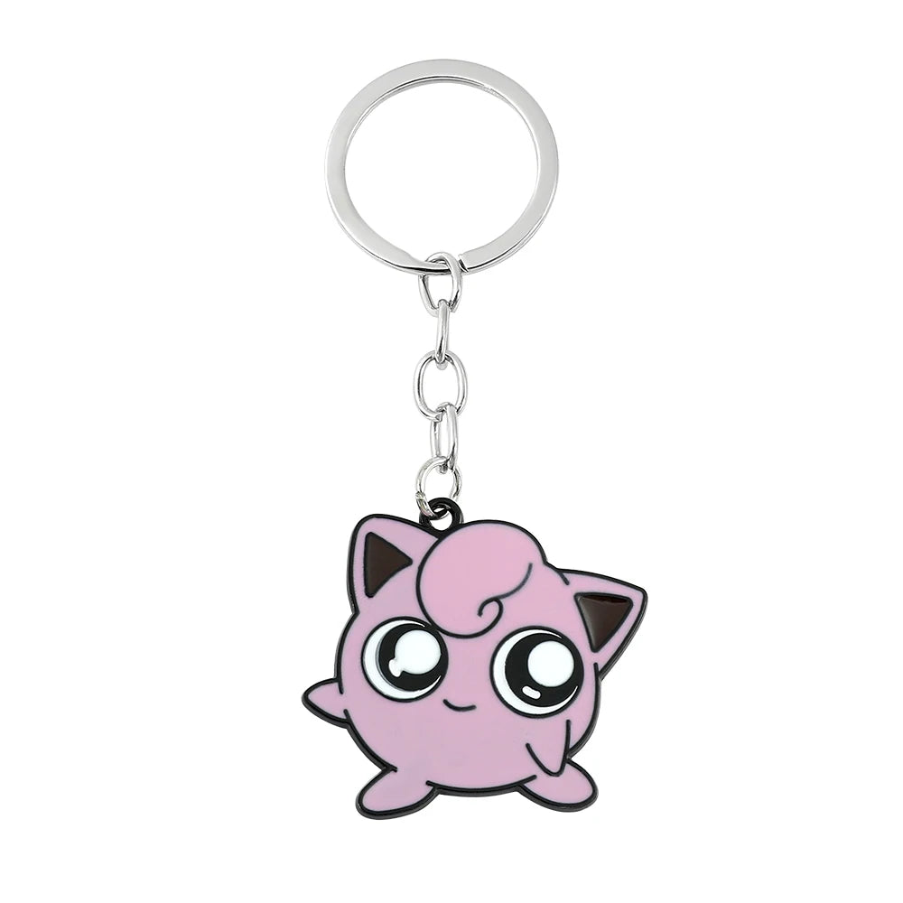 Pokemon 'Jigglypuff' Keyring Metal Keychain