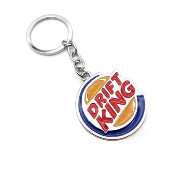 'Drift King' Keyring Metal Keychain