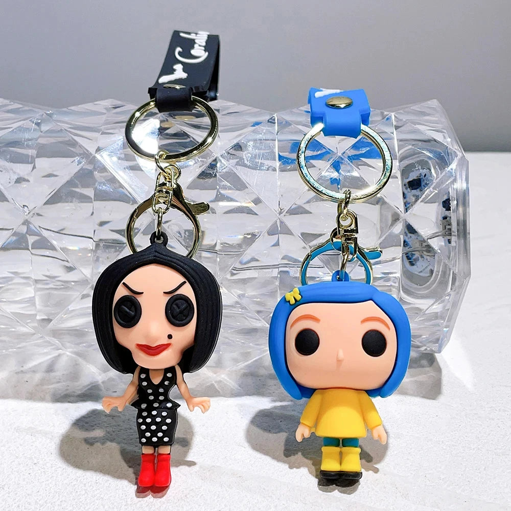 Coraline ‘Beldam' Silicone Keyring Keychain