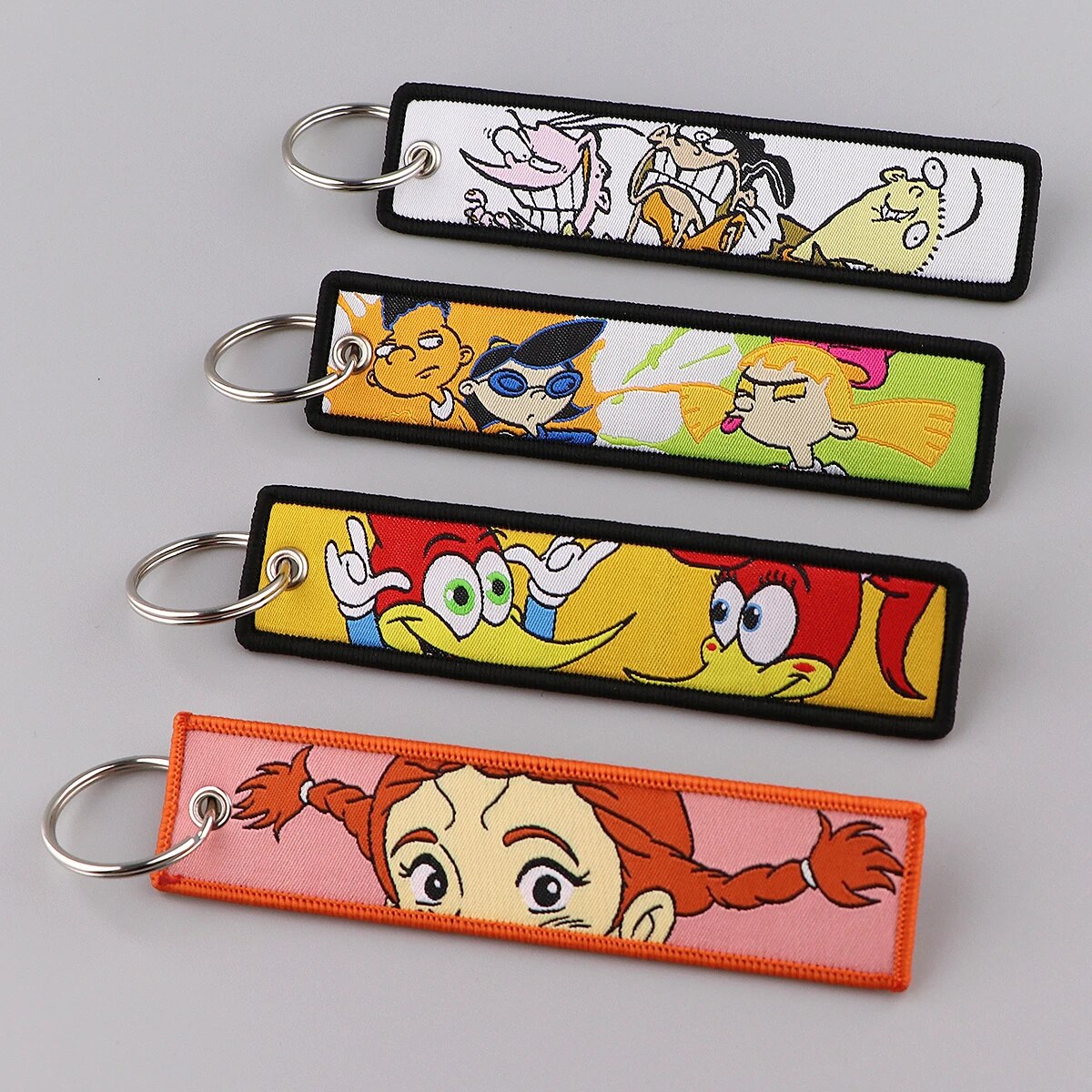 Woody Woodpecker Embroidered Keychain