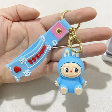 Labubu 'Blue' Keyring PVC Keychain