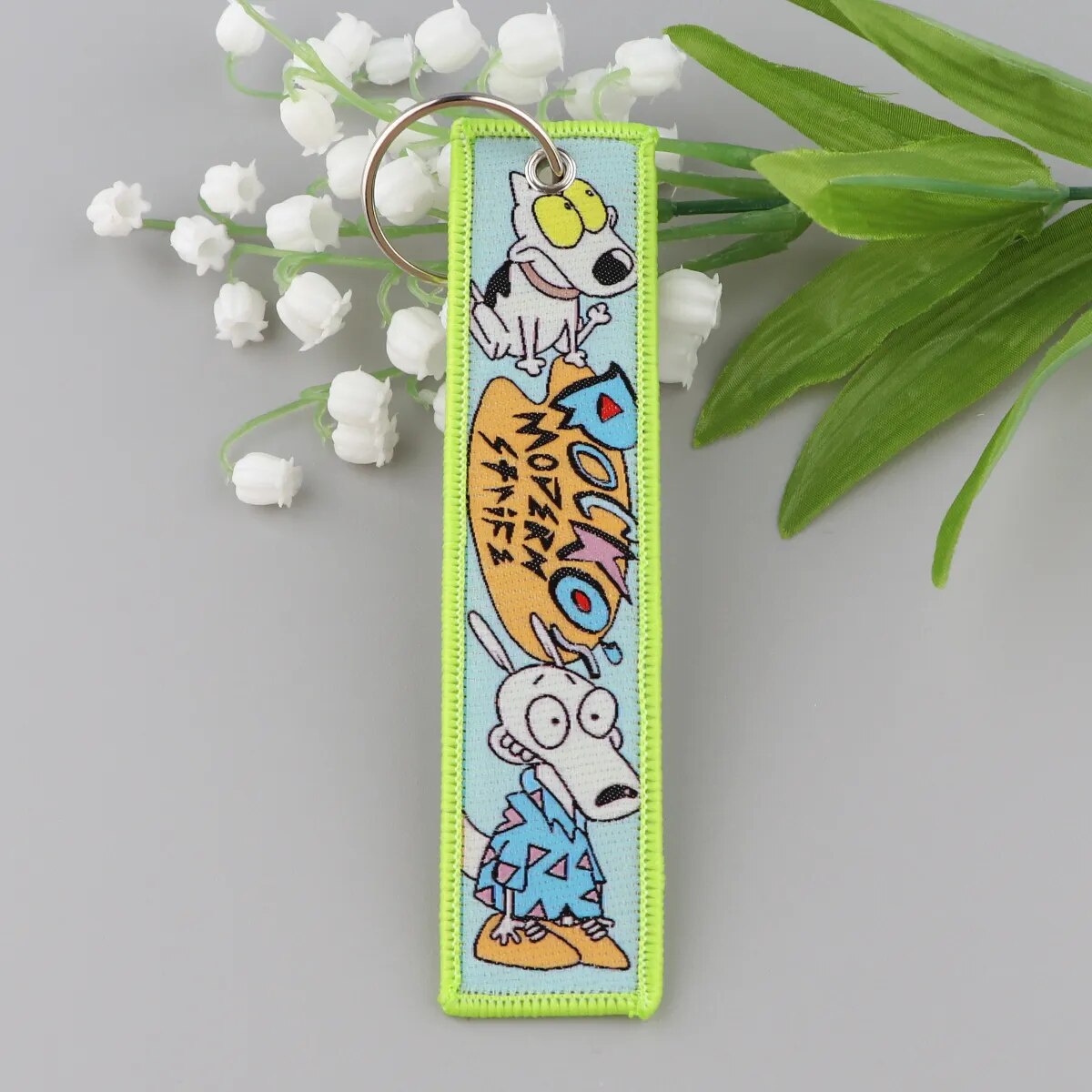 Rocko's Modern Life Embroidered Keychain