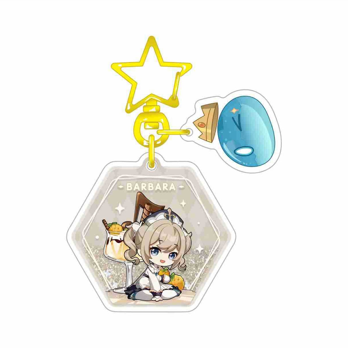 Genshin Impact 'Barbara' Keyring Plastic Keychain