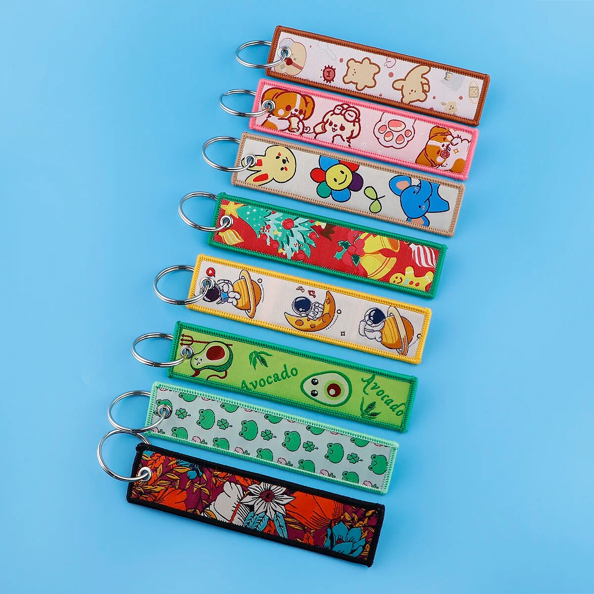 Cute Embroidered Keychain