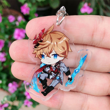 Genshin Impact 'Childe' Keyring Acrylic Keychain