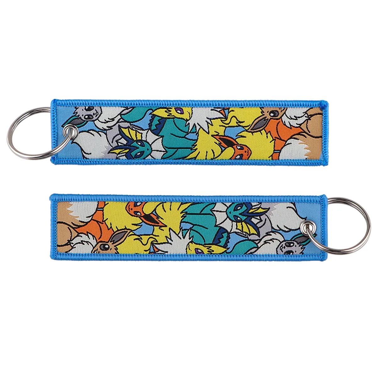 Pokemon 'Eevelution' Embroidered Keychain
