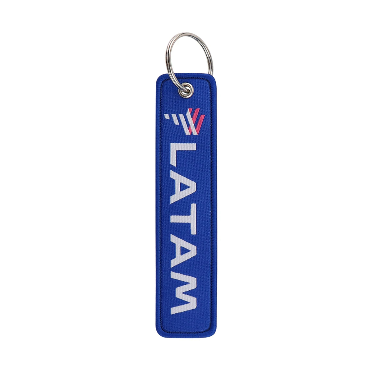 Airline Tag 'LATAM Airlines' Embroidered Keyring Keychain