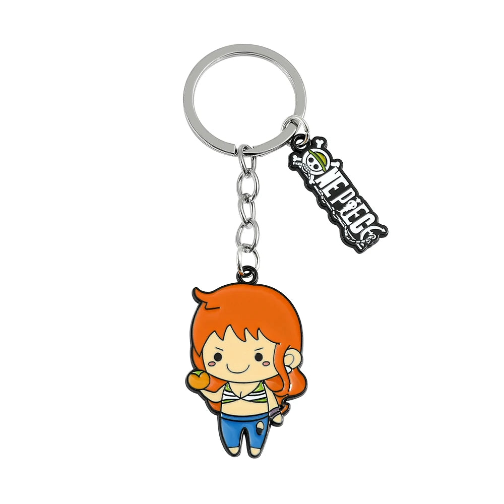 One Piece 'Nami | Chibi' Keyring Metal Keychain