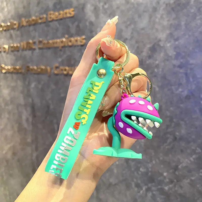 Plants vs. Zombies 'Chomper' Silicone Keyring Keychain
