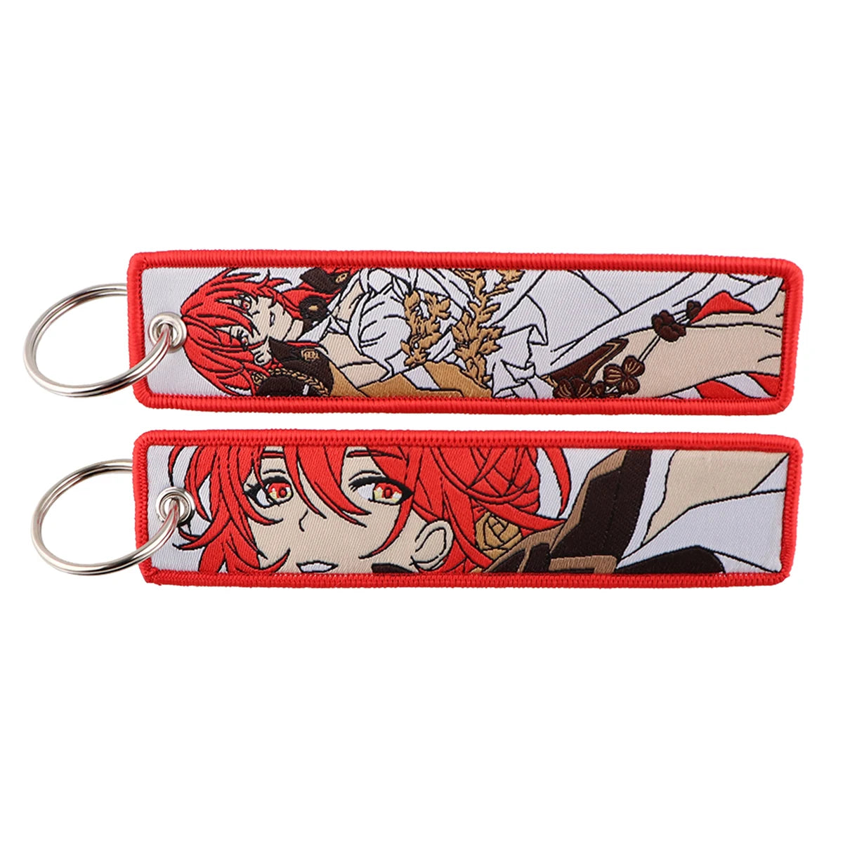 Honkai Star Rail 'Himeko' Embroidered Keychain