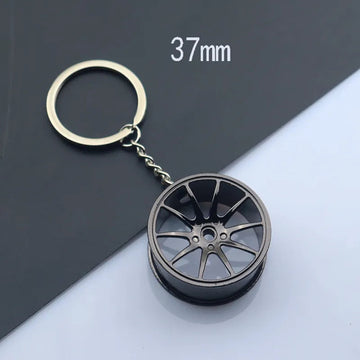 Car 'Wheels Mags' Keyring Metal Keychain