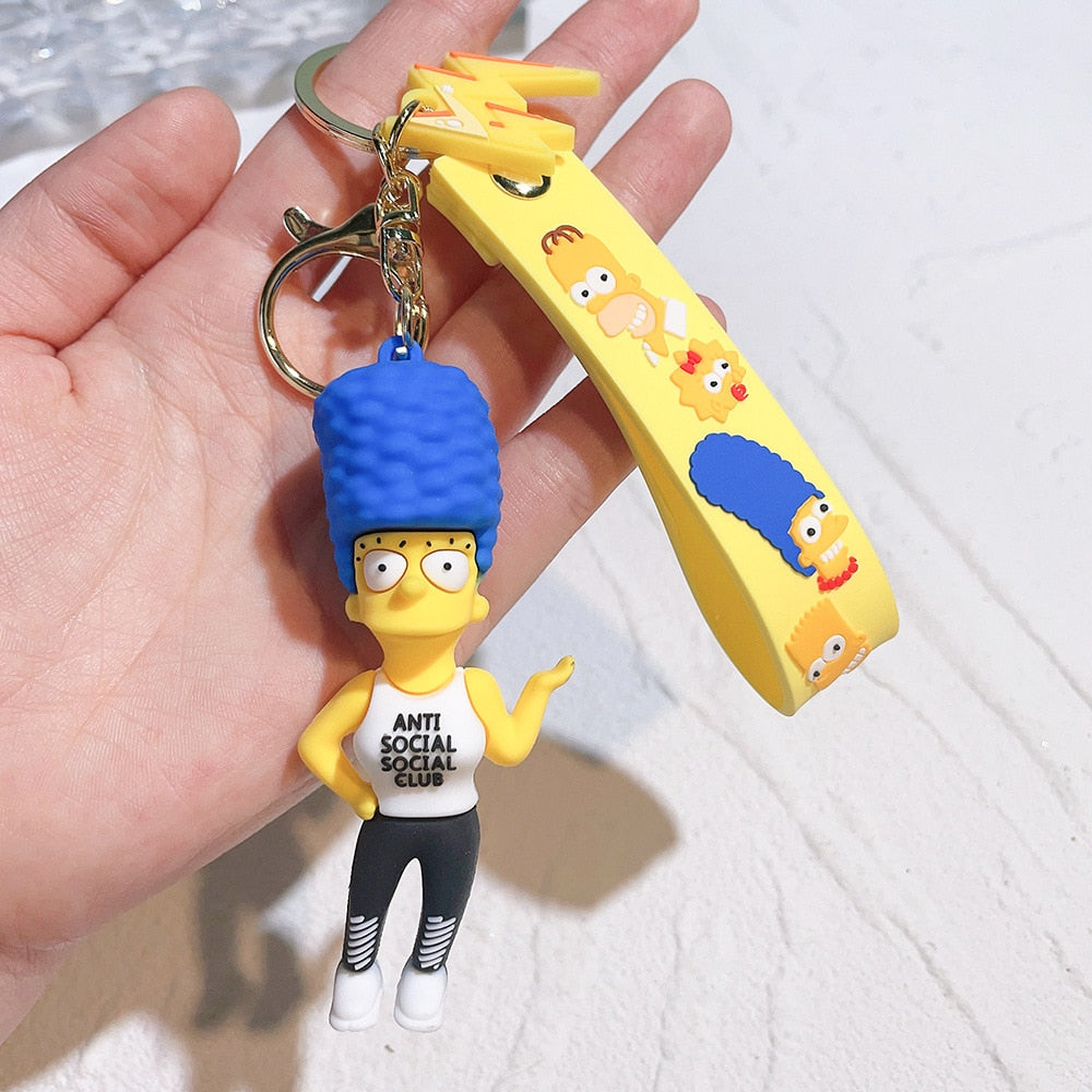 The Simpsons 'Marge Simpson | Fashion Clothes' Keyring Keychains