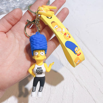 The Simpsons 'Marge Simpson | Fashion Clothes' Keyring Keychains