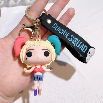 Suicide Squad 'Quinn Harley' Keyring PVC Keychain