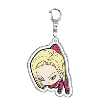 Dragon Ball Z 'Android 18' Keyring PVC Keychain