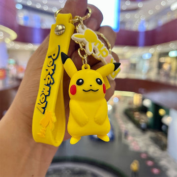 Pokemon 'Pikachu' Keyring Rubber Keychain