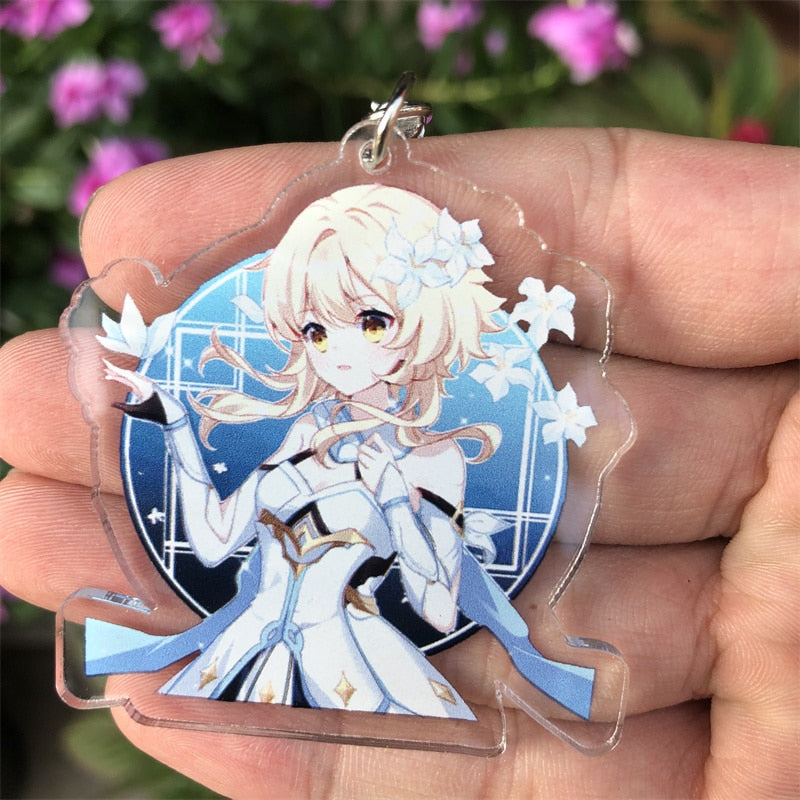Genshin Impact 'Lumine' Keyring Acrylic Keychain
