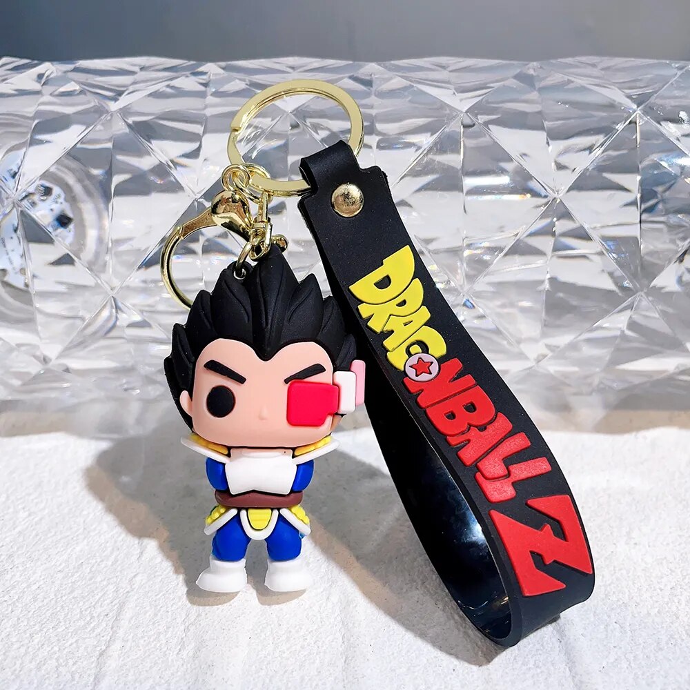 Dragon Ball Z 'Vegeta' Keyring Silicone Keychain