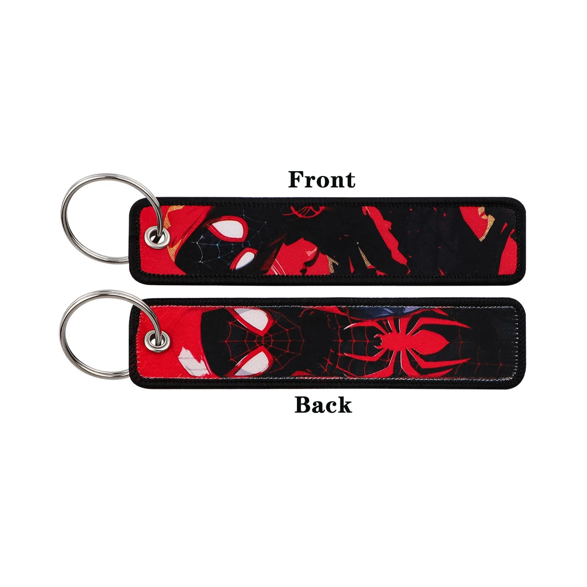Spider-Man Miles Morales Embroidered Keyring Keychain
