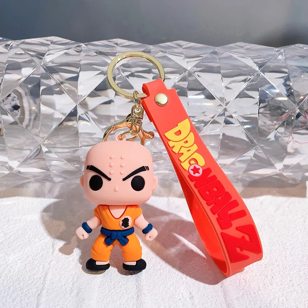 Dragon Ball Z 'Krillin' Keyring Silicone Keychain