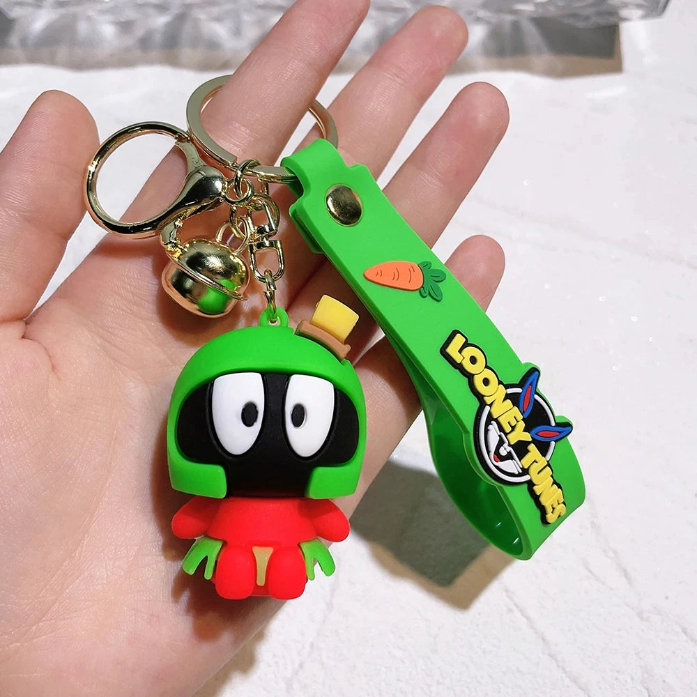 Looney Tunes 'Marvin the Martian' Keyring Rubber Keychain