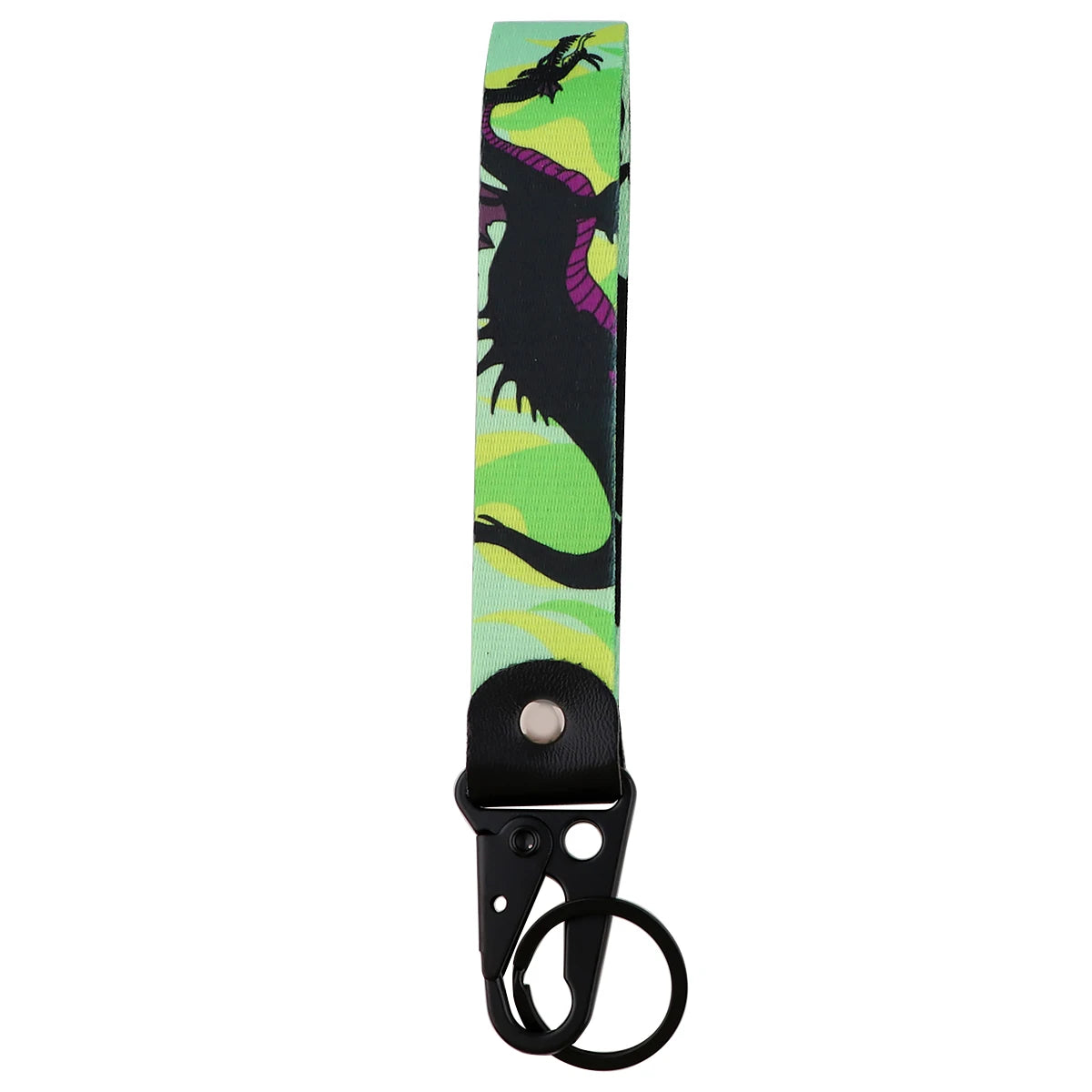 Maleficent 'Dragon Form' Wrist Lanyard Keyring Clip Keychain