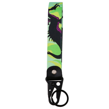 Maleficent 'Dragon Form' Wrist Lanyard Keyring Clip Keychain